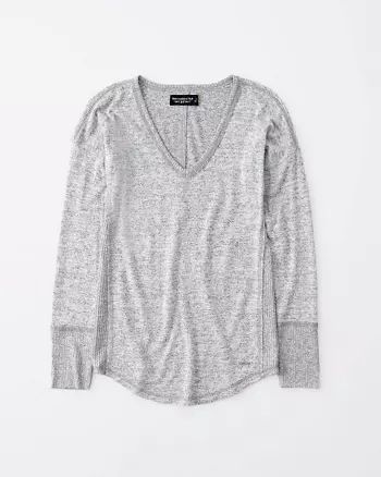 V-neck Cozy Legging Tee | Abercrombie & Fitch US & UK