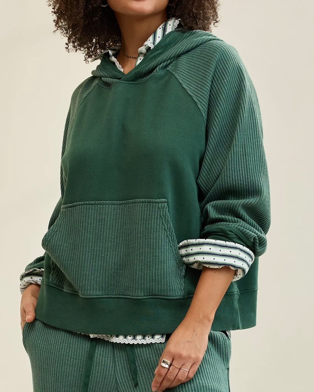 The Aerie Essential Waffle Hoodie is the definition of cozy-core. The lightweight waffle knit gives that perfect textured look while still being breathable — ideal for layering, lounging, school drop-offs, errands, or just vibing at home with a mug in hand.

It’s soft, relaxed, easy to style, and basically the hoodie version of a warm hug. Pair it with the matching waffle trousers for a set that looks effortlessly cute on purpose. 🤌✨

#LTKHoliday #LTKCyberWeek #LTKGiftGuide