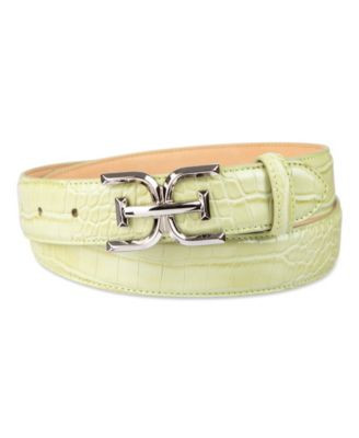 Sam Edelman Double-E Plaque High Shine Patent Leather Belt - Macy's | Macy's