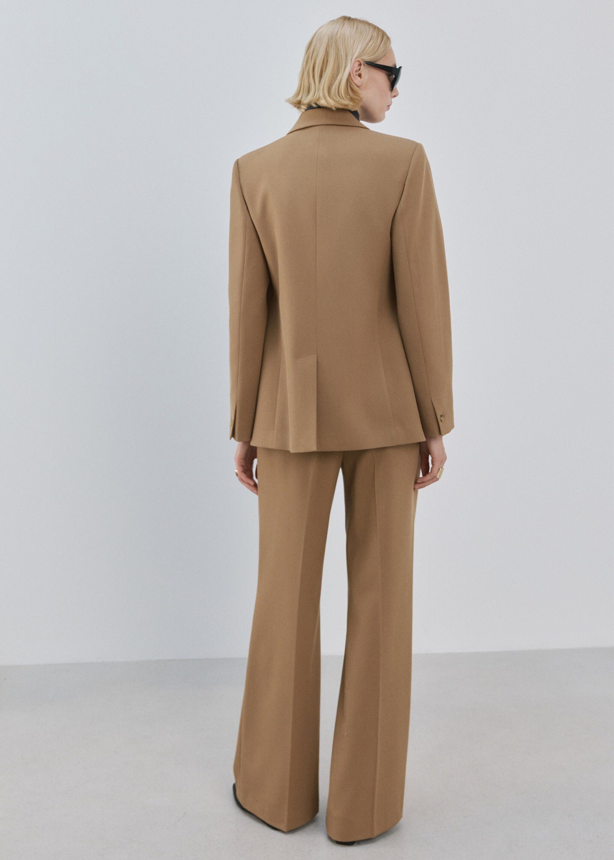 Wool-blend suit blazer with pockets | Mango (US/MX/AU)