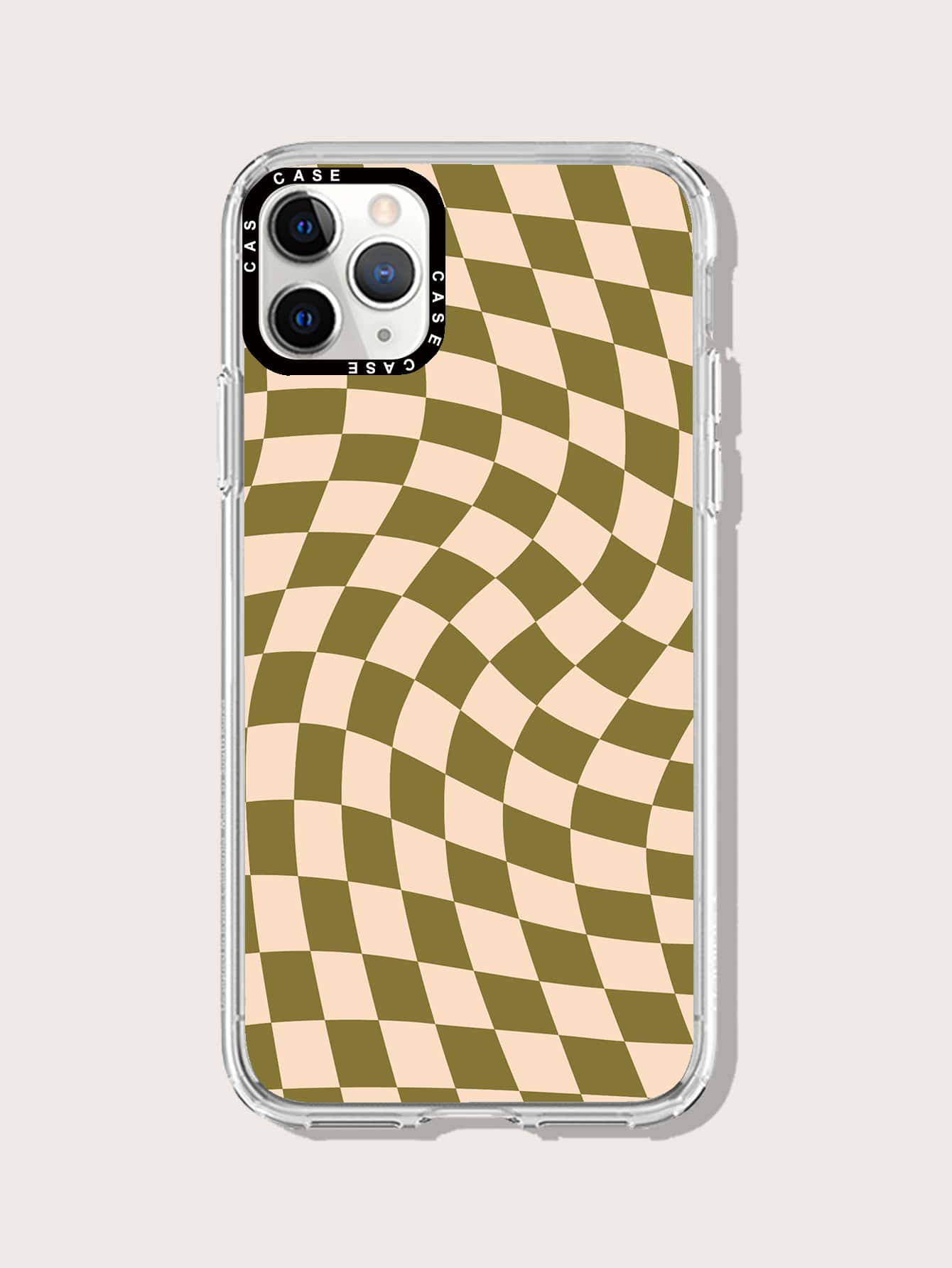 Checkerboard Pattern iPhone Case | SHEIN