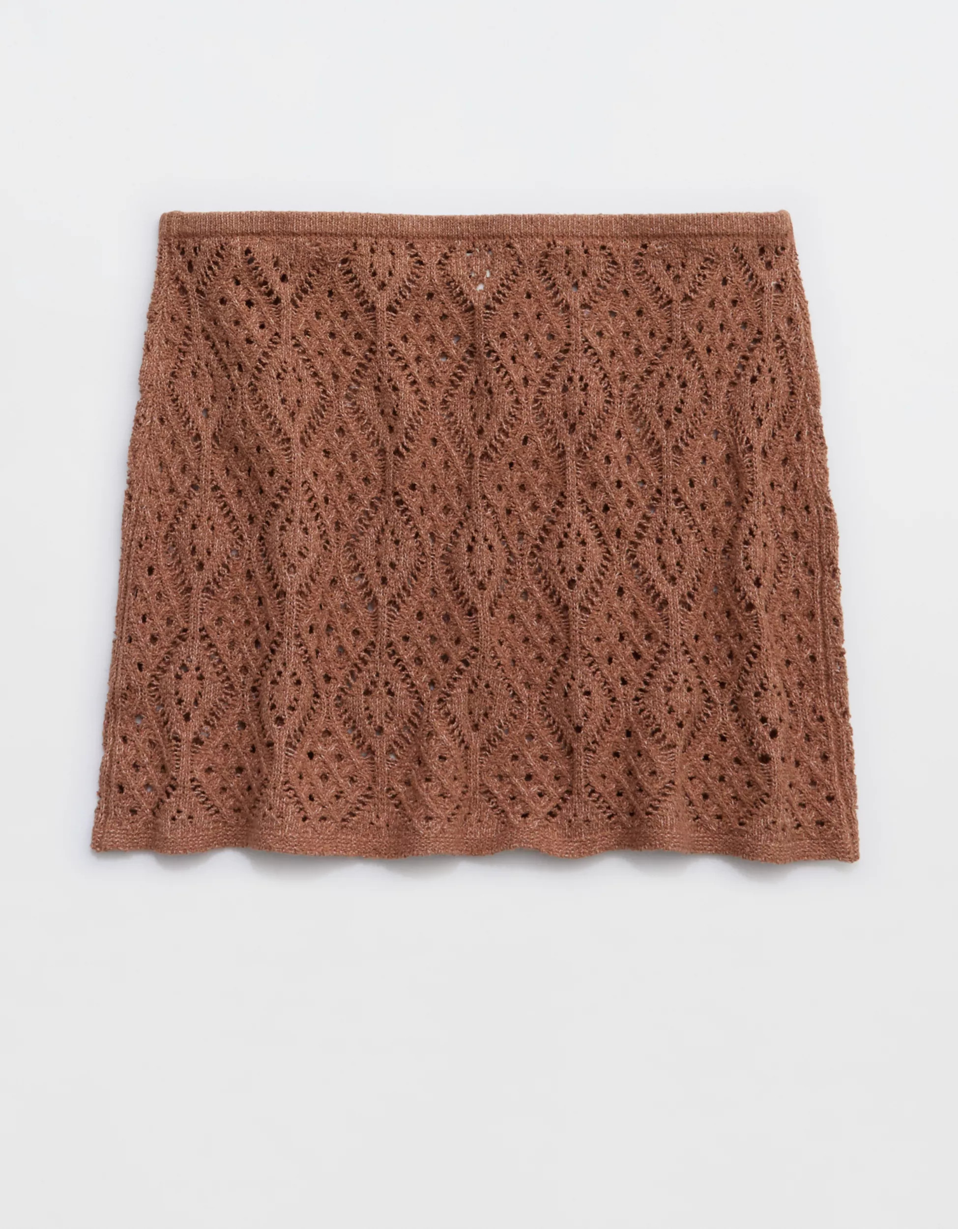 Aerie Crochet Pull-On Mini Skirt | Aerie