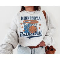 Minnesota Timberwolve, Vintage Timberwolve Sweatshirt T-Shirt, Basketball Shirt, Timberwolves Tshirt, Retro | Etsy (US)