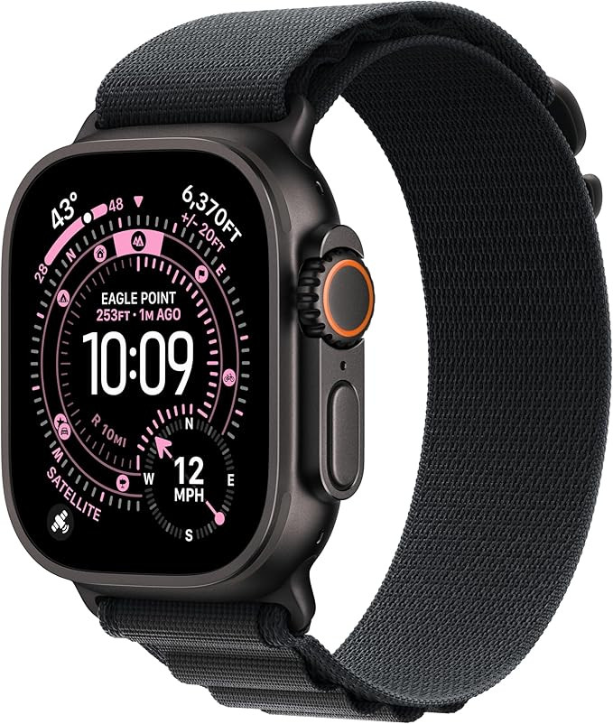 Apple Watch Ultra 3 [GPS + Cellular 49mm] Running & Multisport Smartwatch w/Rugged Titanium Case ... | Amazon (US)