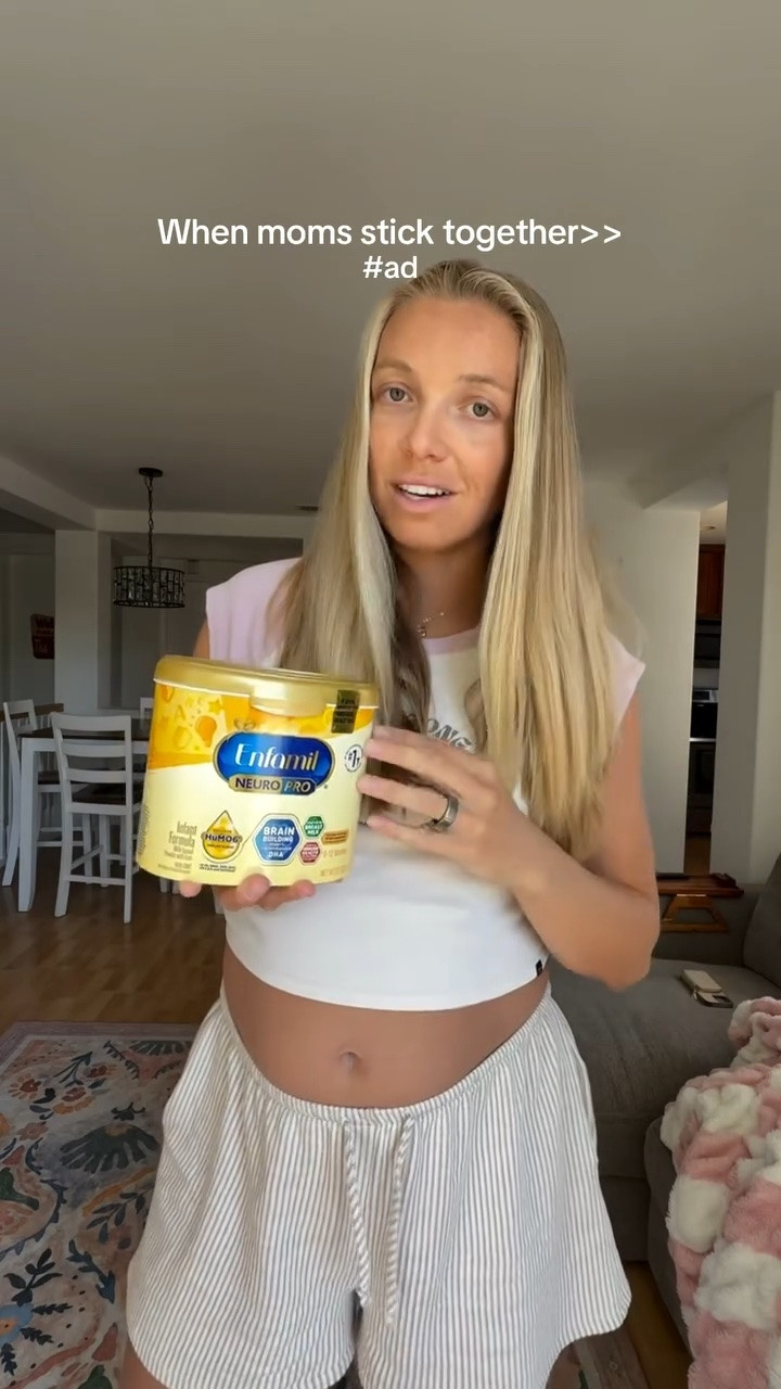 #ad While postpartum can feel overwhelming at times, I’m so thankful to be partnering with @Target and #enfamil to give me peace of mind when I start feeding my baby girl🩷 #target #targetpartner