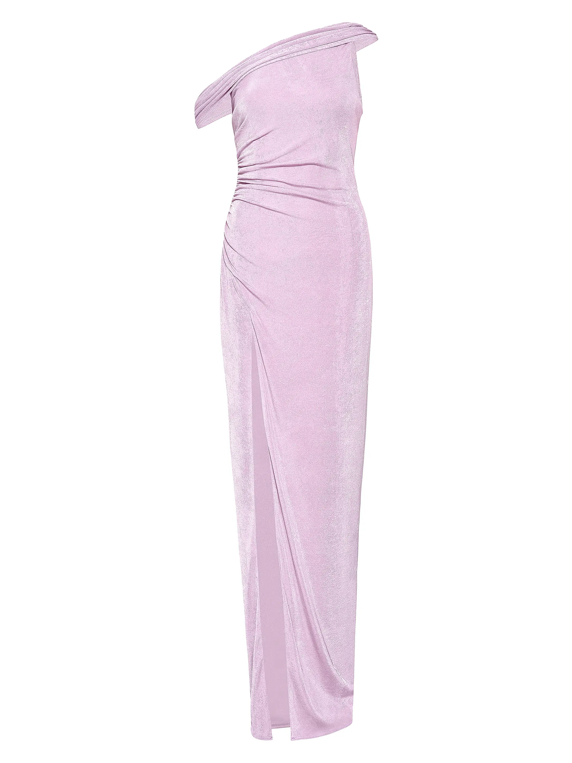 Rhea Asymmetric Shirred Jersey Gown | Saks Fifth Avenue
