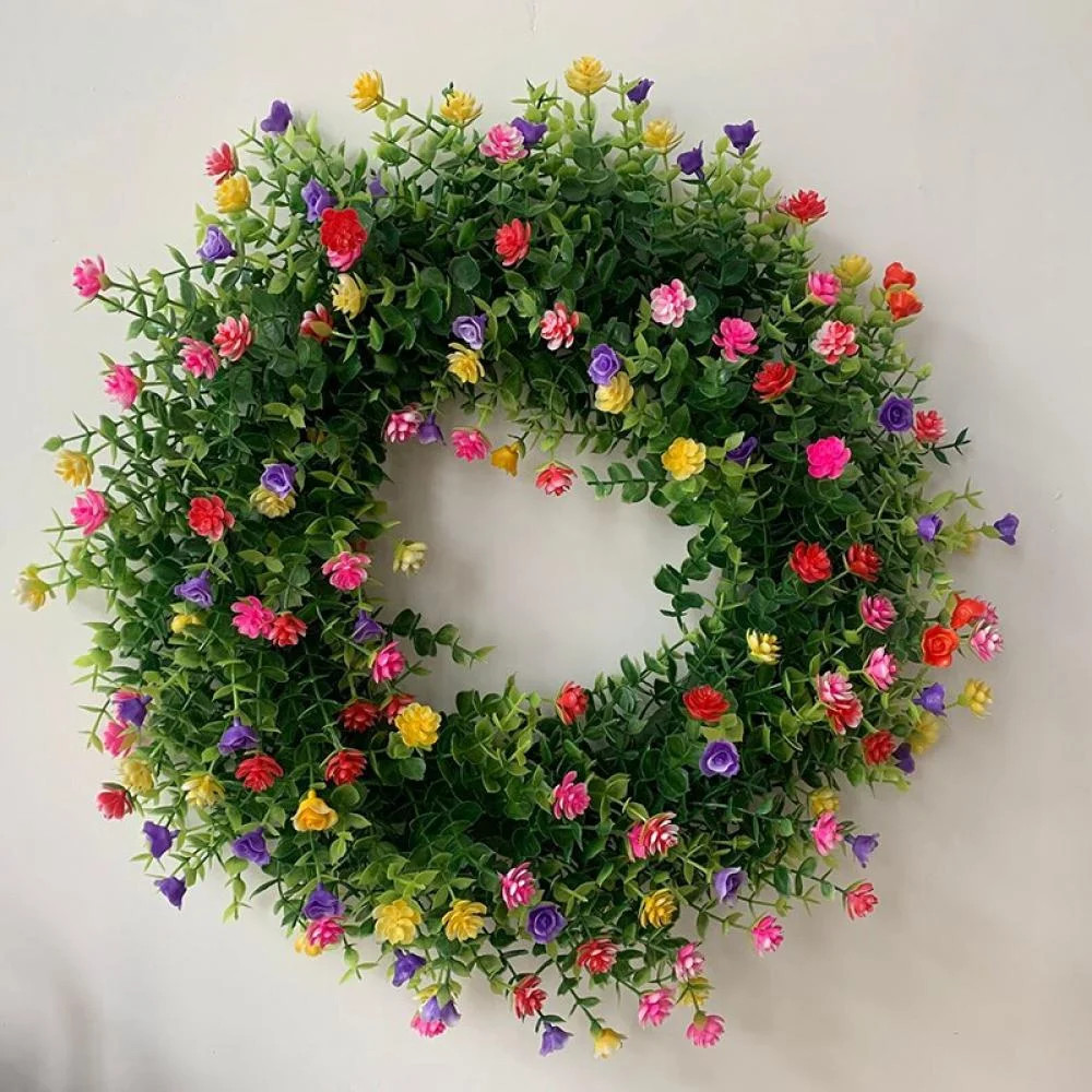 Clearance!!!Mixed Daisy Wreaths for Front Door,Spring Decor Wreath,Outdoor Spring Wreath,18inch M... | Walmart (US)