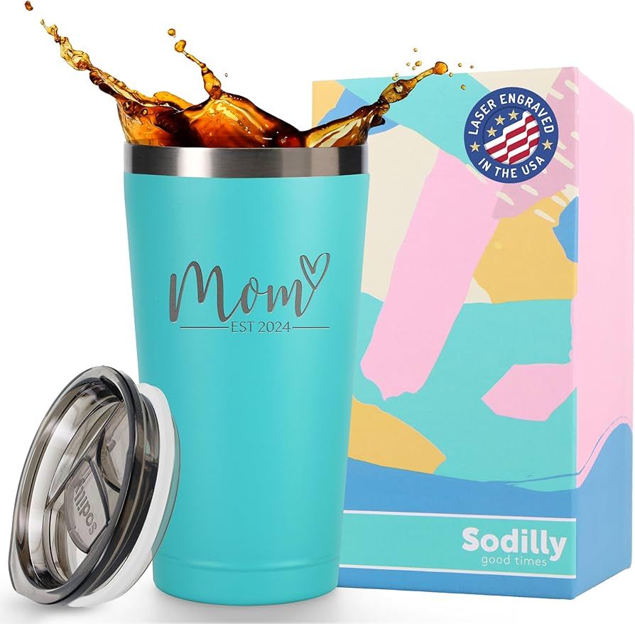 New Mom Gifts for Women - Mom Est. 2024 - Sentimental Gifts for Mom - First Mothers Day Gifts - N... | Amazon (US)