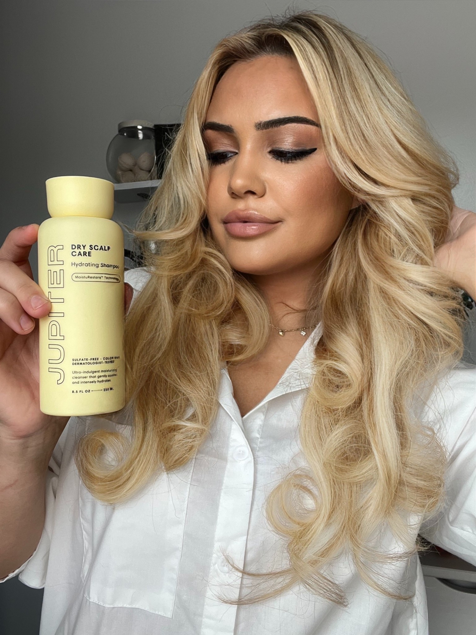 I love this shampoo & conditioner set in summer when my scalp is feeling dry!!! So hydrating and smells amazing! #jupiterpartner #ad #dryscalp #hydratingshampoo 

#LTKBeauty