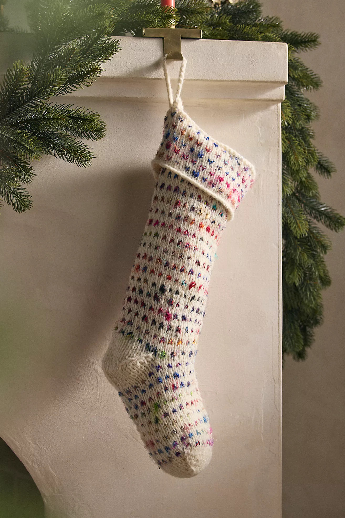 Rainbow Sprinkle Wool Stocking | Anthropologie (US)