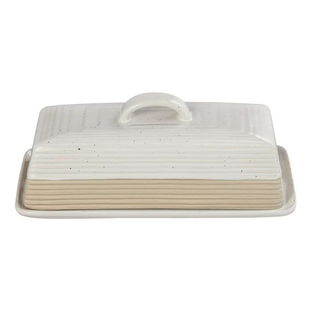 Better Homes & Gardens Abott Stoneware Butter Dish | Walmart (US)