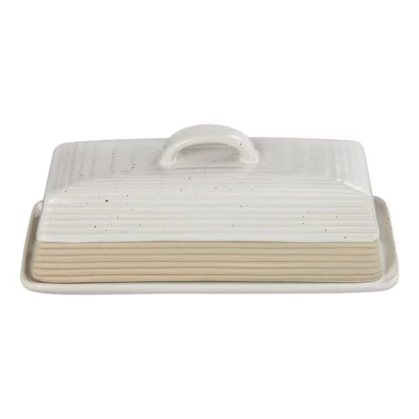 Better Homes & Gardens Abott Stoneware Butter Dish | Walmart (US)