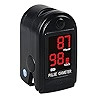 Concord Basics Pink Fingertip Pulse Oximeter Blood Oxygen Saturation Monitor with Carrying Case, ... | Amazon (US)