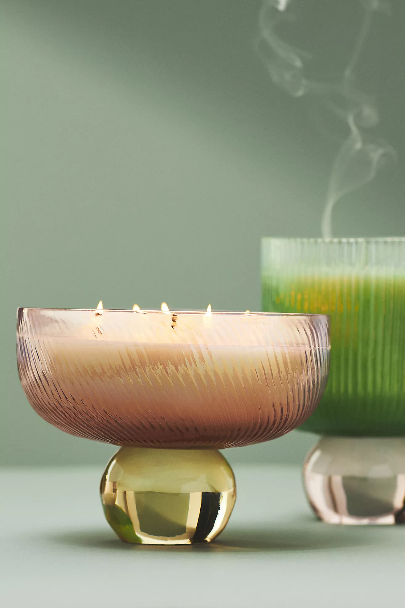 Pedestal Fruity Goji Berry & Mango Glass Candle | Anthropologie (US)