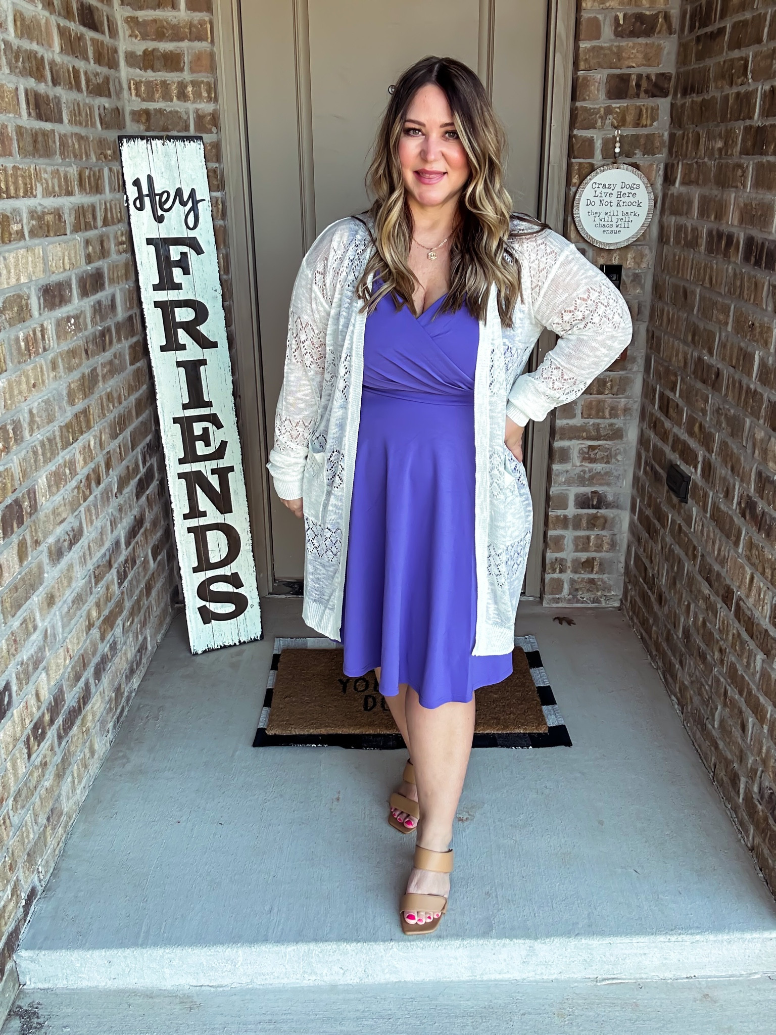 Cardigan size xl tts
Dress size xl tts 
Shoes tts 

#LTKcurves #LTKunder50 #LTKstyletip