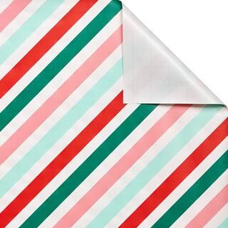 Multicolor Striped Wrapping Paper by Celebrate It® Christmas | Michaels Stores