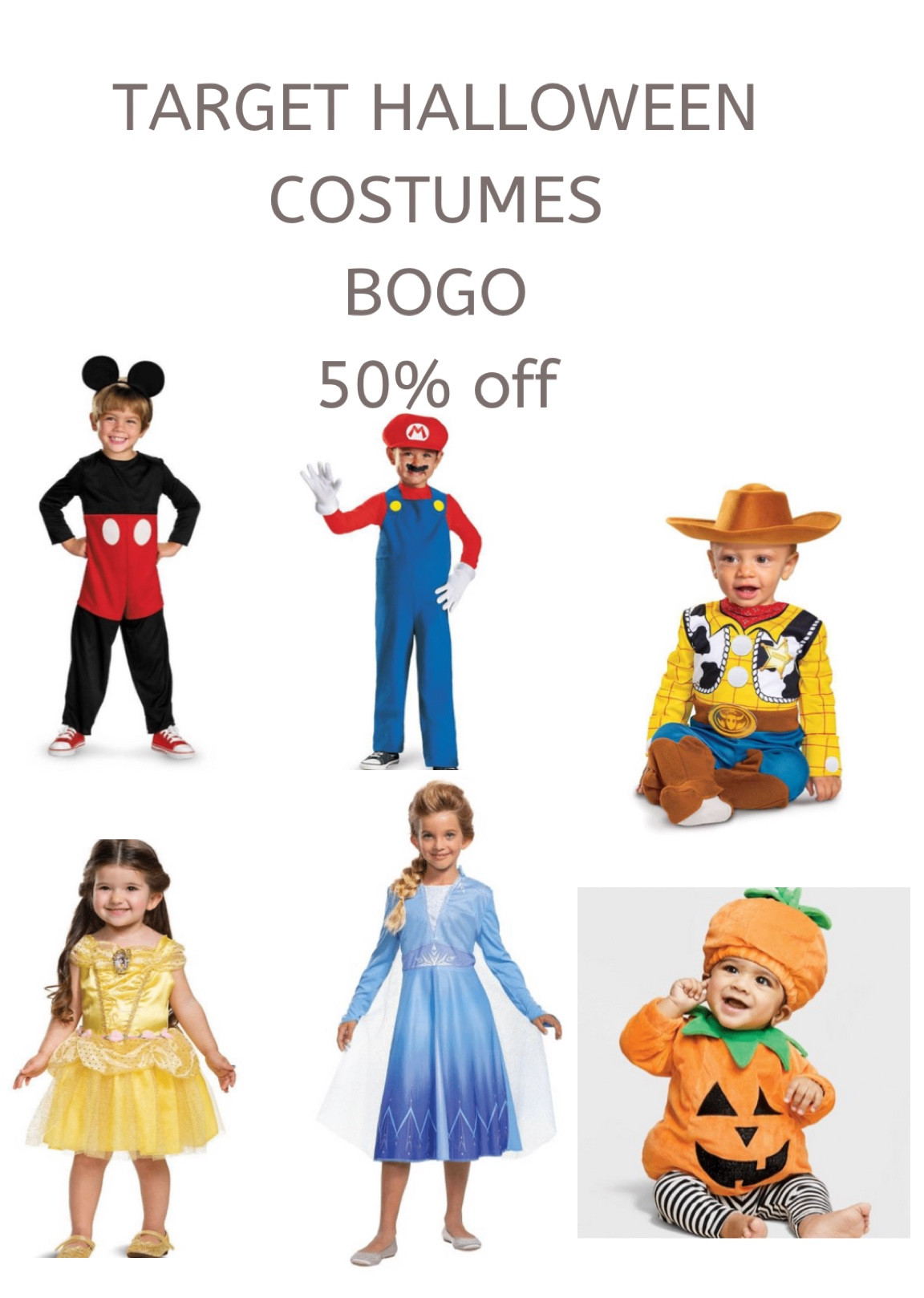 Target Halloween costumes bogo 50% off! Lots of costumes and accessories to choose from

#LTKHalloween #LTKbaby #LTKkids