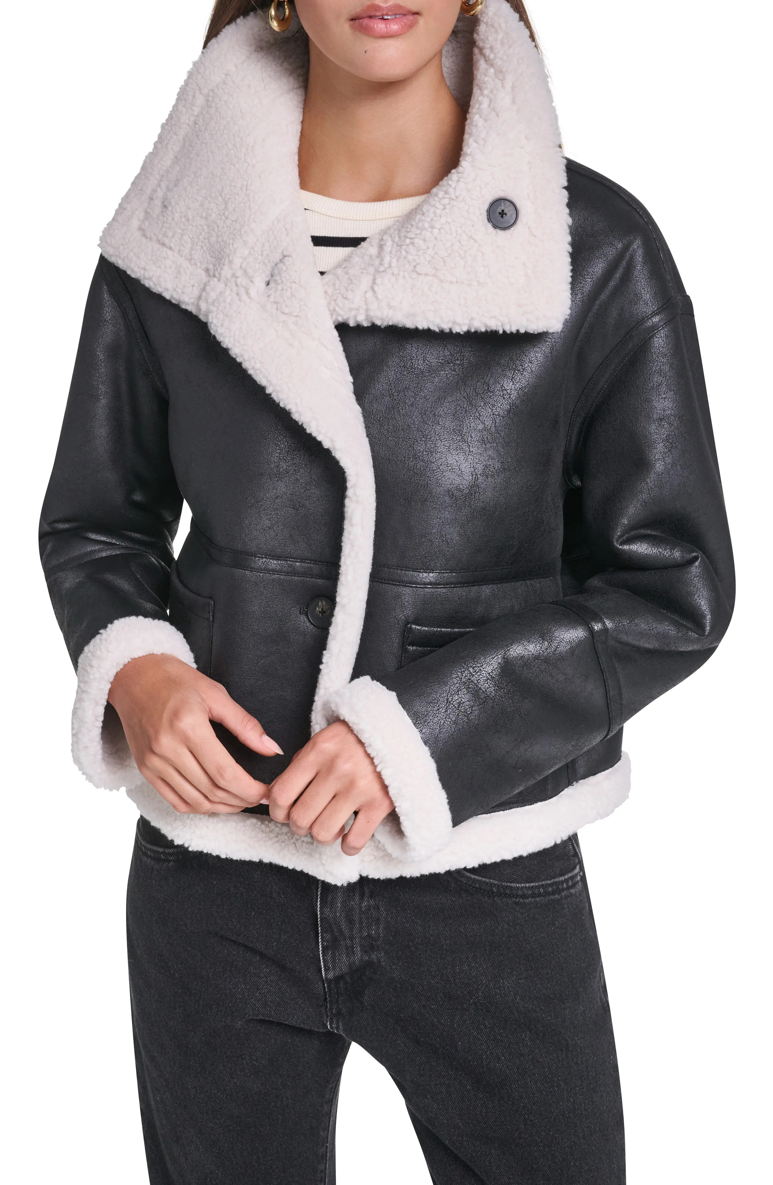 Levi's Reversible Faux Shearling Jacket (Women) | Nordstrom | Nordstrom