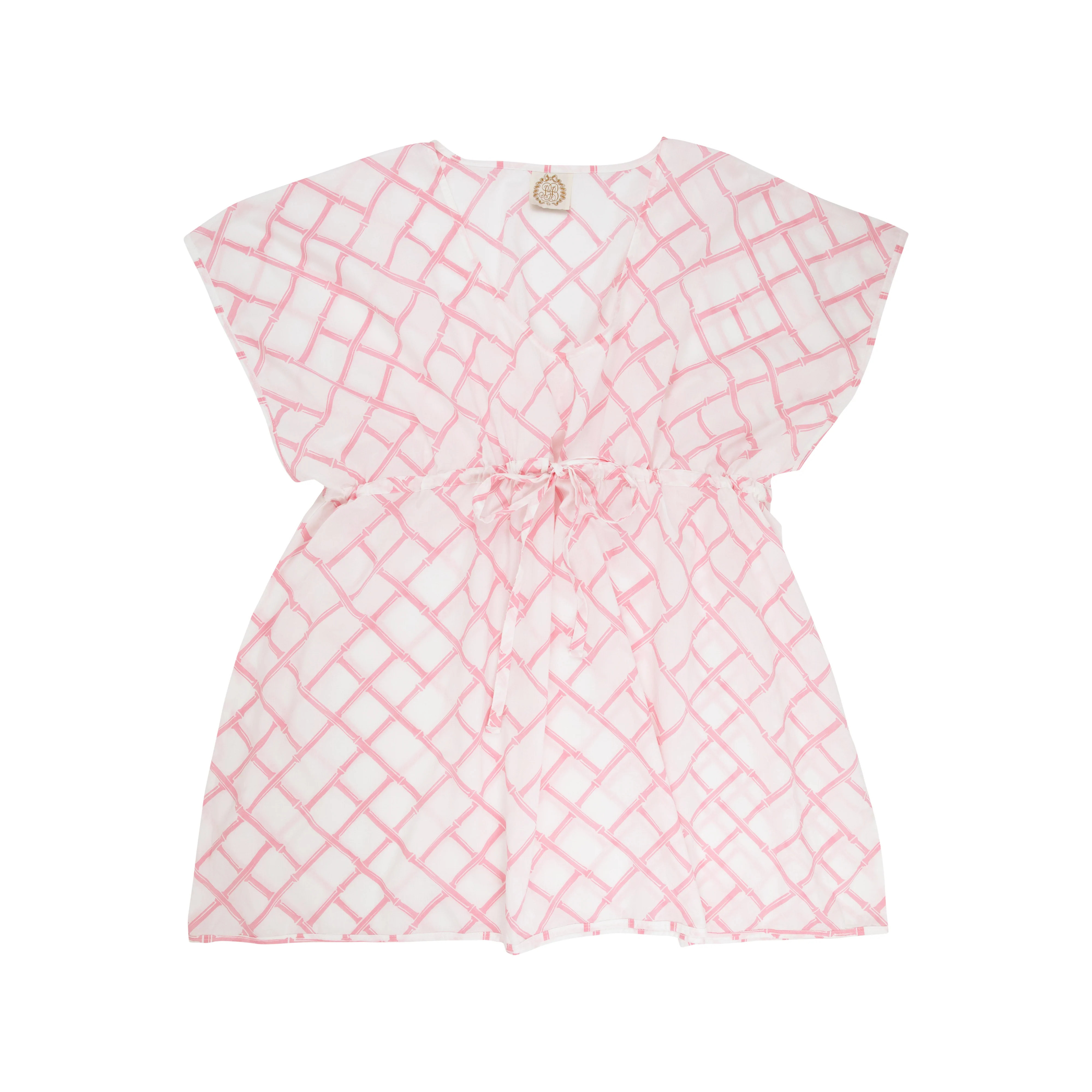 Tipsy Tunic - Bamboo Proverbs with Hamptons Hot Pink | The Beaufort Bonnet Company