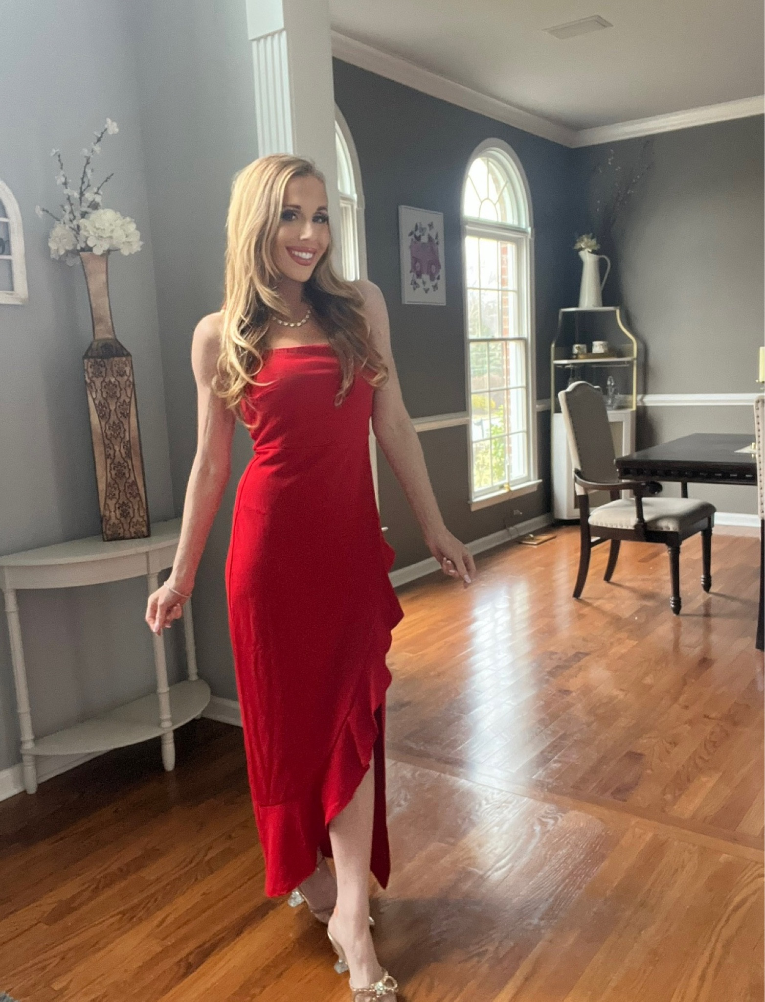 Gorgeous formal red bodycon maxi ruffle dress ❤️❤️

#LTKStyleTip #LTKWatchNow #LTKParties
