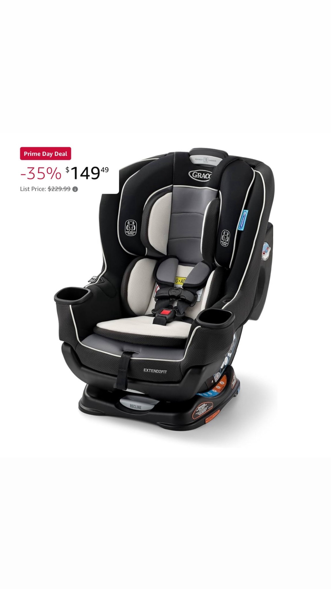 Car seat I ordered during prime day! 

#LTKBaby #LTKSaleAlert #LTKKids