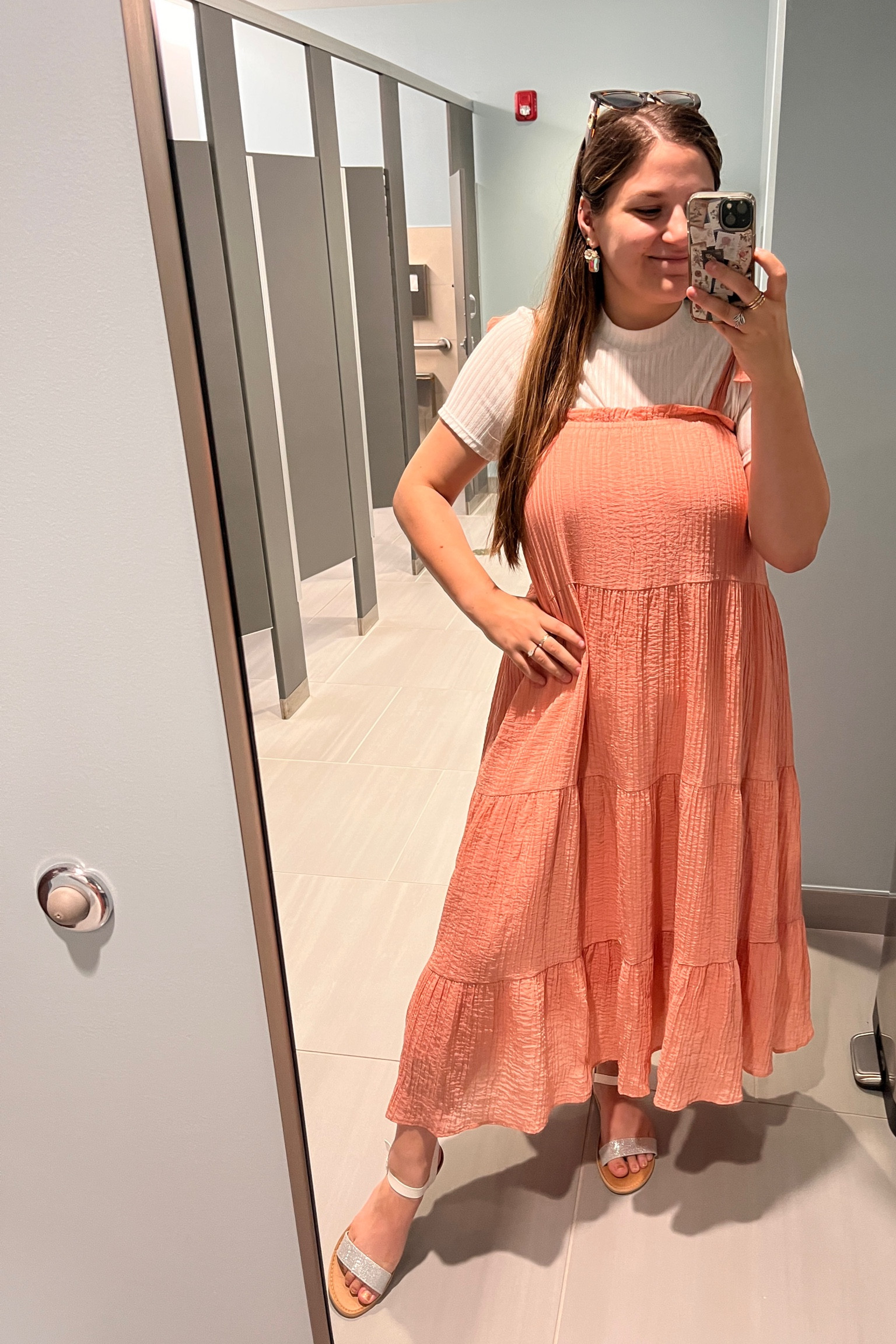OOTD! Dress is mink pink from a local boutique - size XL! | keywords: summer casual office wear cottage core dress whimsical feminine style midsize curvy outfit inspo

#LTKworkwear #LTKcurves