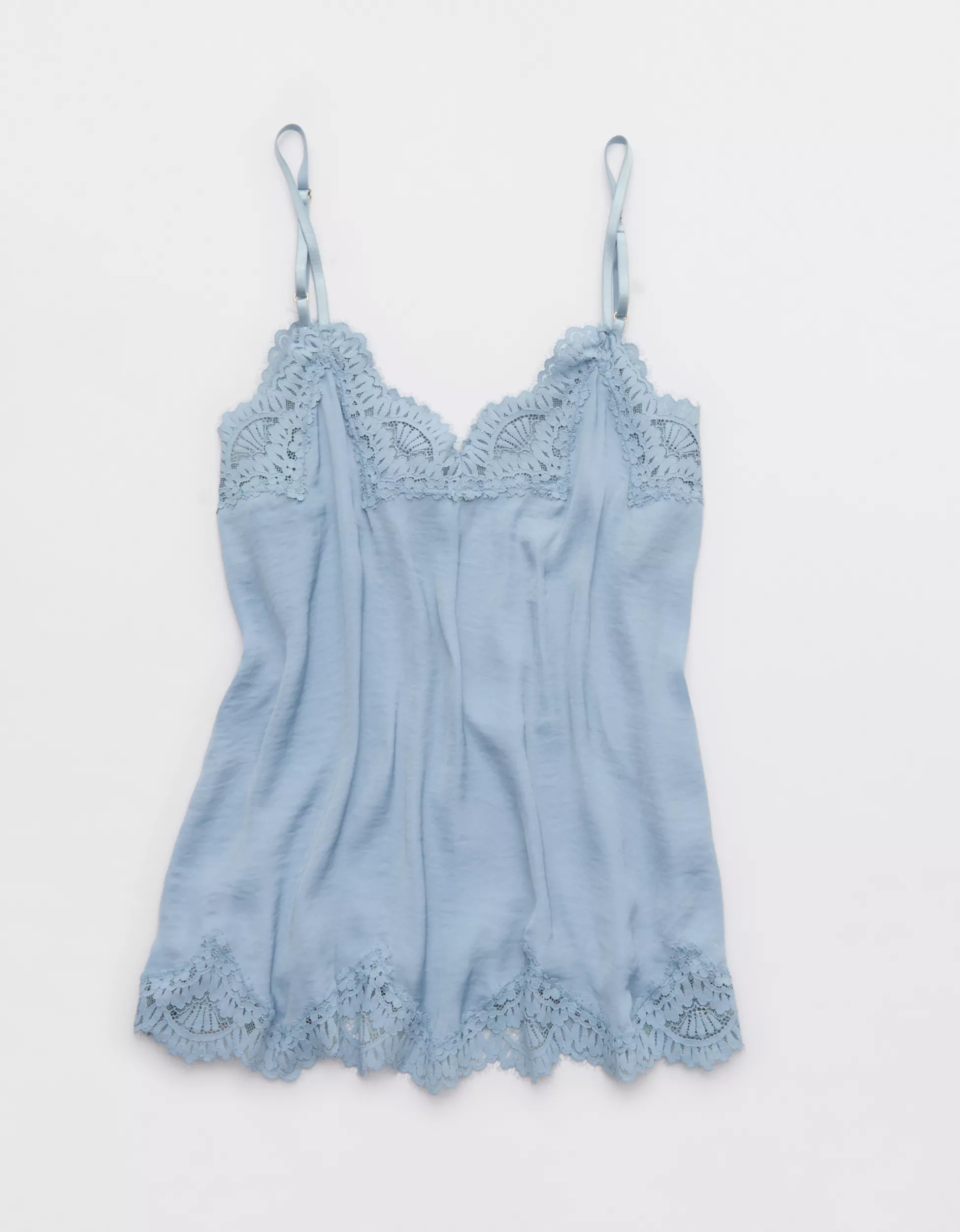 Aerie x Emily + Meritt Satin Lace Cami | Aerie