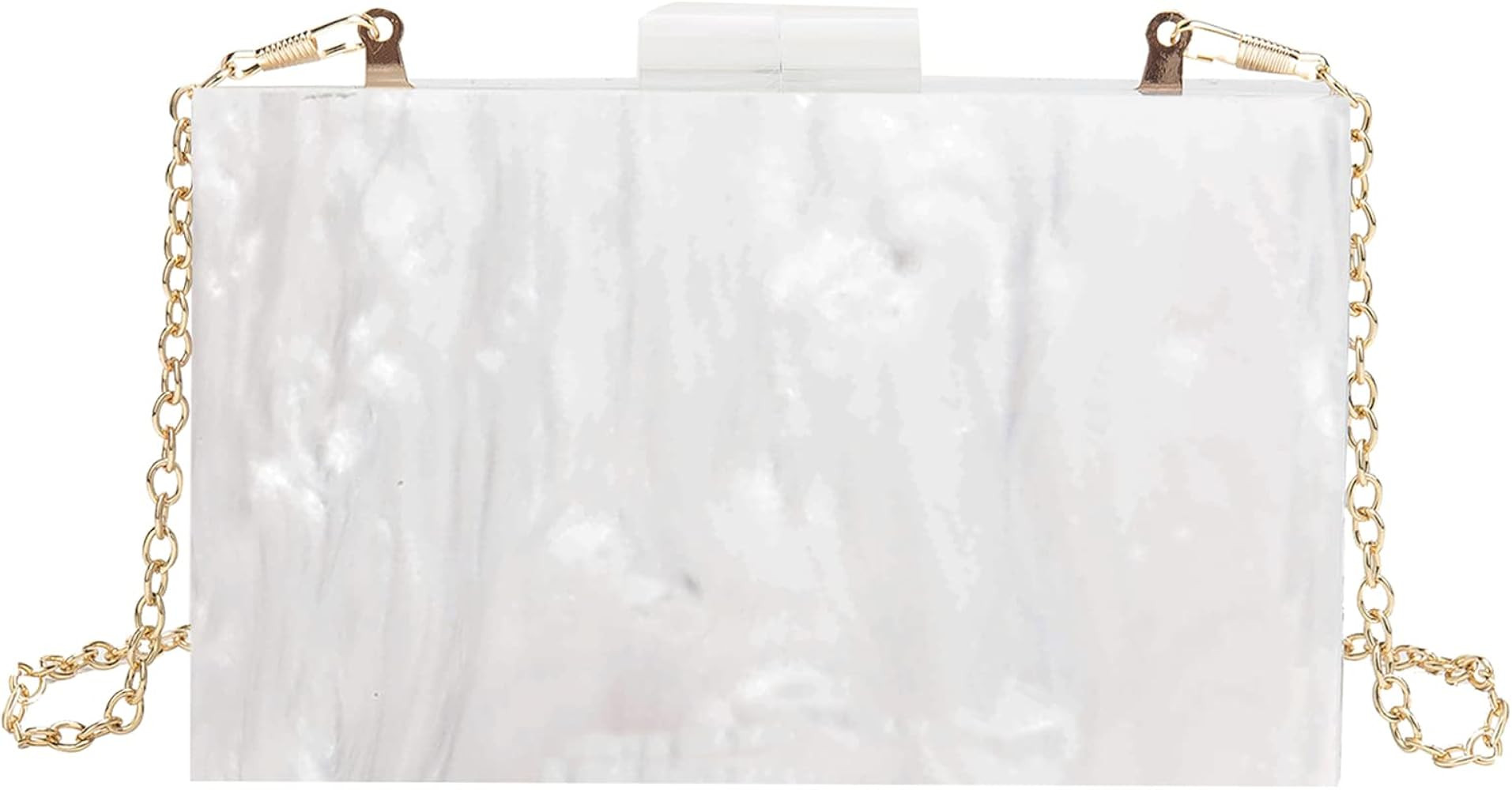 LETODE Acrylic Clutch Bags Purse Perspex Bag Handbags for Women | Amazon (US)