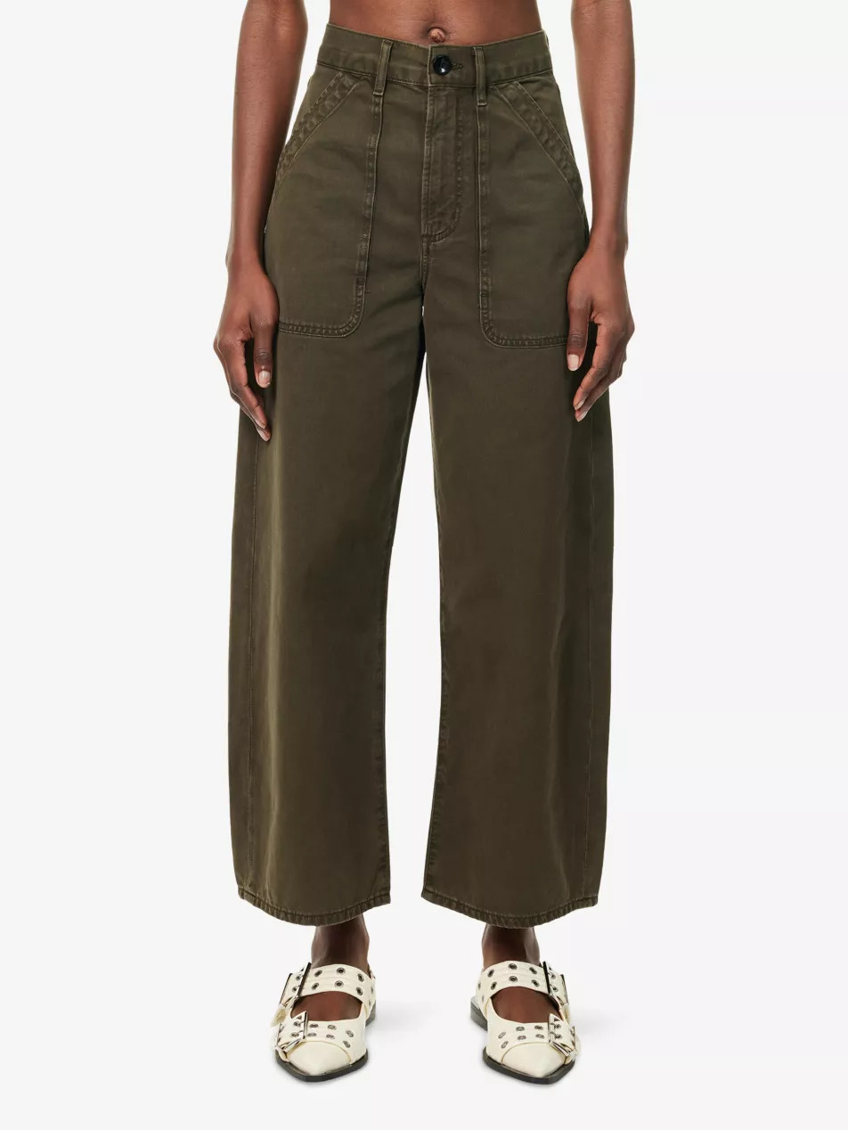 Ayla Cargo Crop-Leg Cotton Trousers | Selfridges