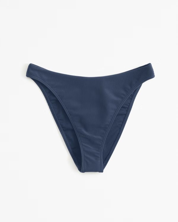 Curve Love Mid-Rise High-Leg Moderate Bottom | Abercrombie & Fitch (US)