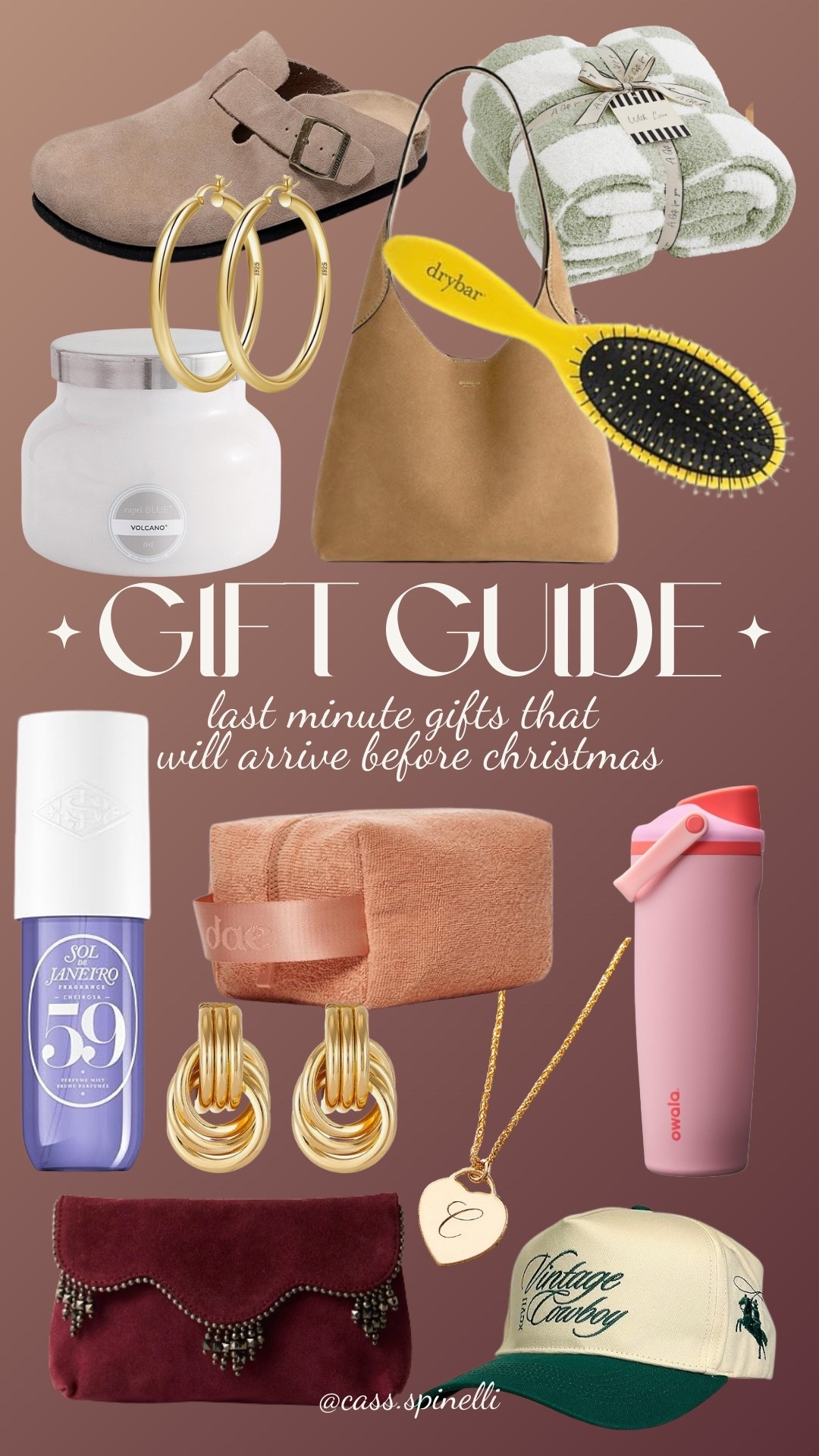 GIFT GUIDE: last minute gifts that will make it in time for christmas!!! ❣️❣️❣️

#LTKGiftGuide #LTKSeasonal #LTKHoliday