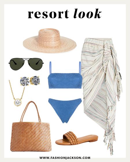 Beach vacation, resort, vacation outfits, swimsuits, spring outfits, bikini, coverup, sandals, beach hat, beach bag #vacationoutfits #beach #swimsuits

#LTKSeasonal #LTKswim #LTKunder100