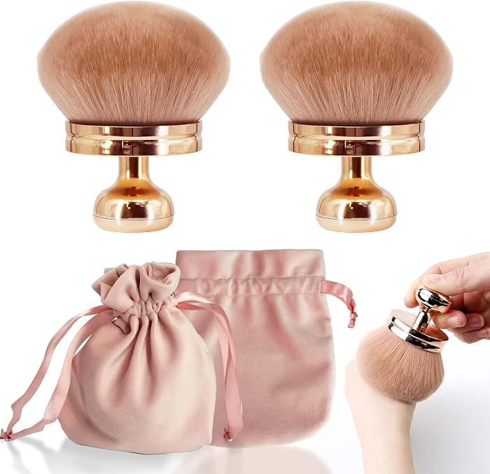 2 Pack additional Large Body Makeup Brush for individual Tanner, 3 Inch Wide individual Tanning B... | Amazon (US)