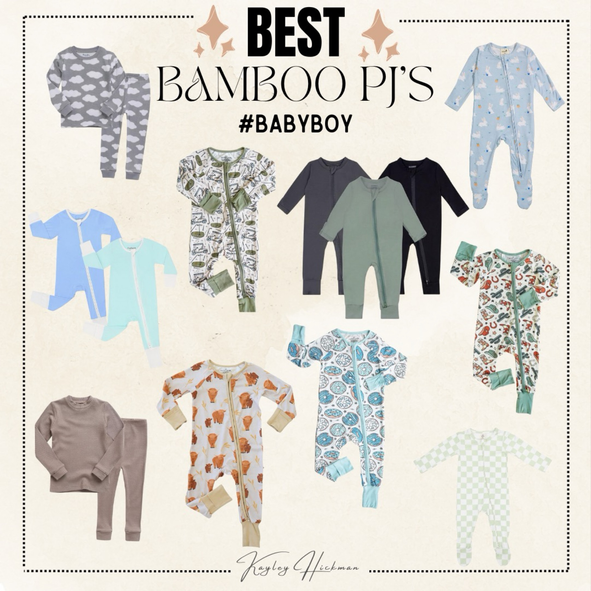 BEST bamboo pajamas for baby boy! 

#LTKbaby #LTKfamily #LTKfindsunder50
