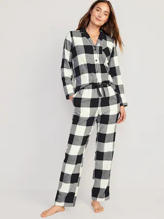 Matching Flannel Pajama Set for Women | Old Navy (US)