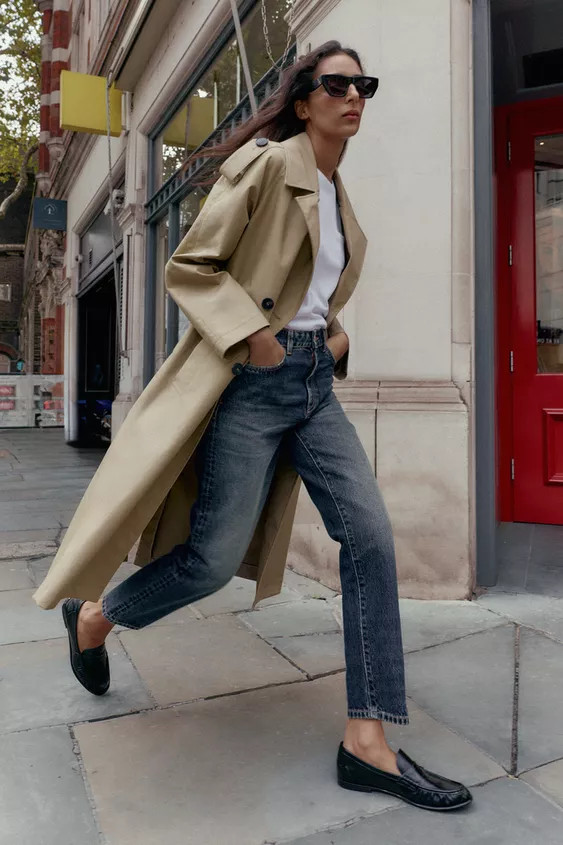 Z.05 HIGH WAIST RIGID MOM FIT JEANS | Zara US