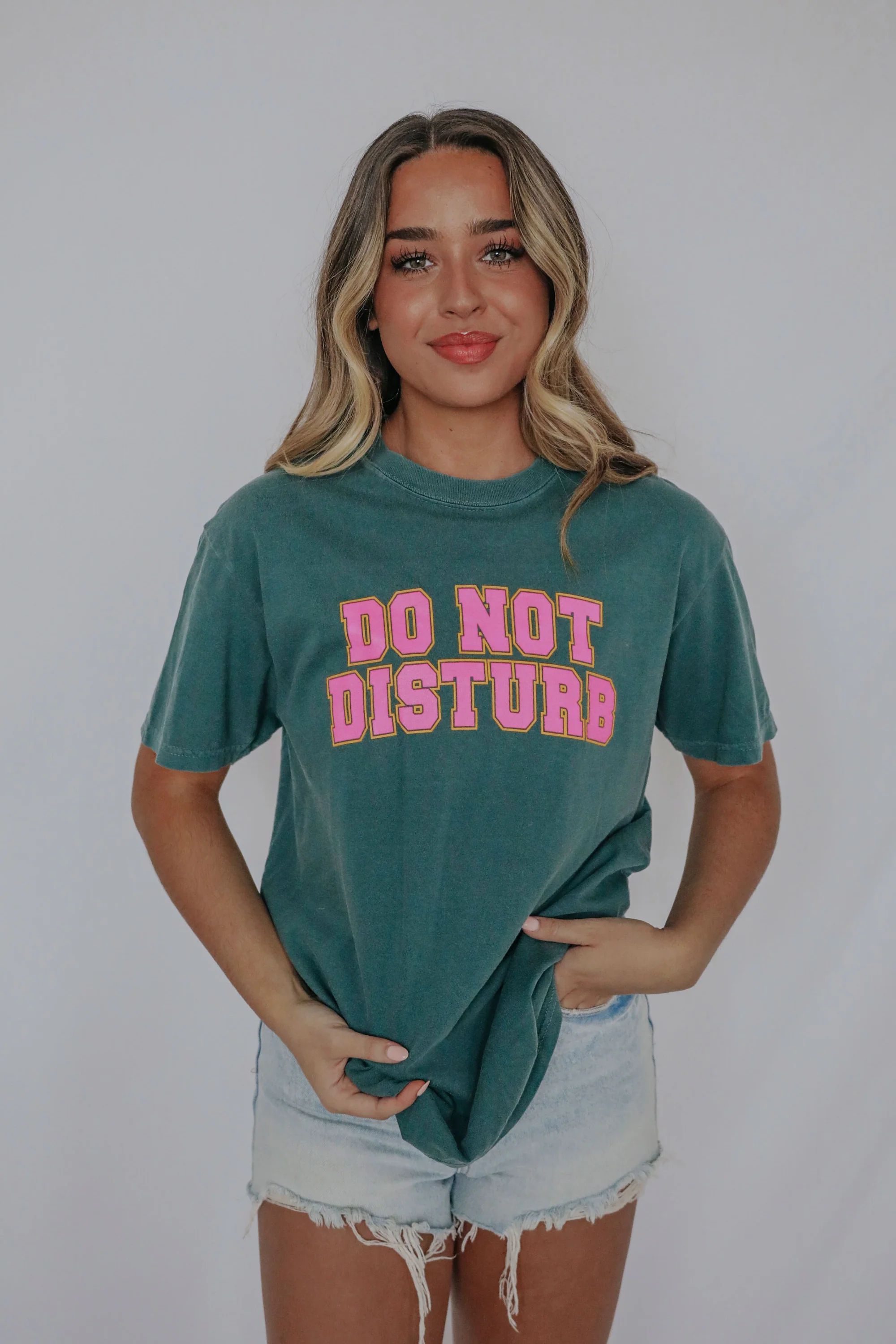 friday + saturday: do not disturb t shirt | RIFFRAFF