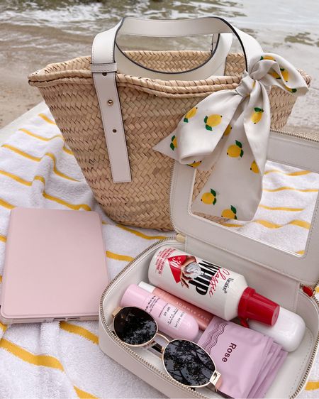 What’s in my beach pouch for vacation 🐚 

Viral whipped sunscreen, glow recipe spf, amazon finds, sunglasses, deodorant wipes, kindle case, beach tote, poolside, AirPods Pro, bow hair clip, what’s in my bag, vacation accessories, fancythingsblog 

#LTKFindsUnder50 #LTKItBag #LTKSeasonal