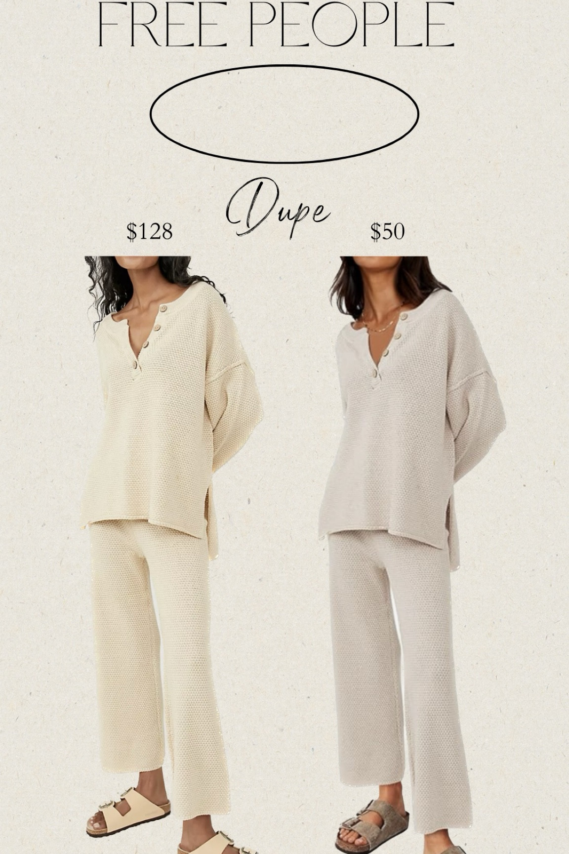 Free people Hailee Sweater Set dupe // perfect for fall !!

#LTKstyletip