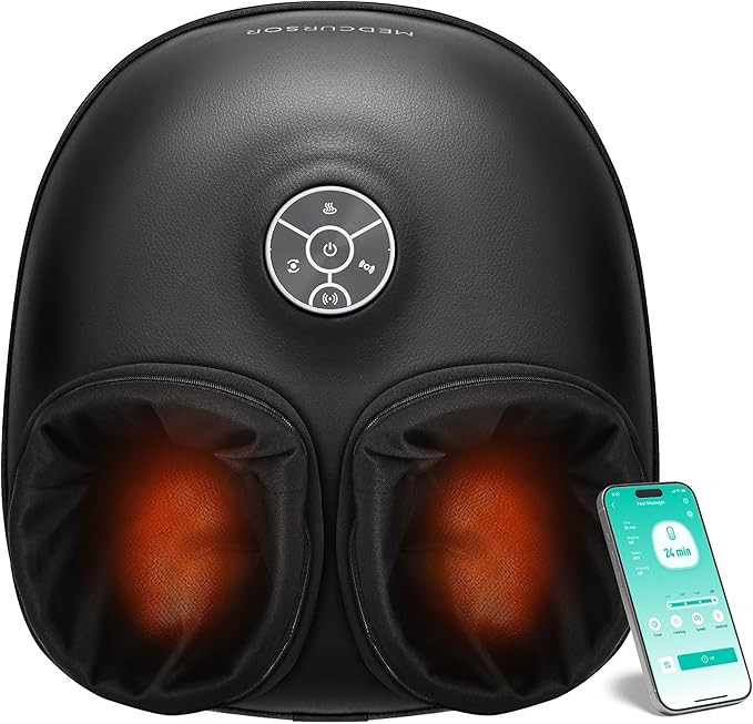 Medcursor Foot Massager with Heat - Mothers Day Gifts 2026 Upgraded Shiatsu Deep Kneading Machine... | Amazon (US)