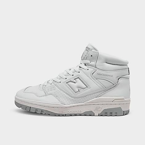 New Balance Men's 650 Casual Shoes in White/White/Grey Size: 13.0 | Finish Line (US)