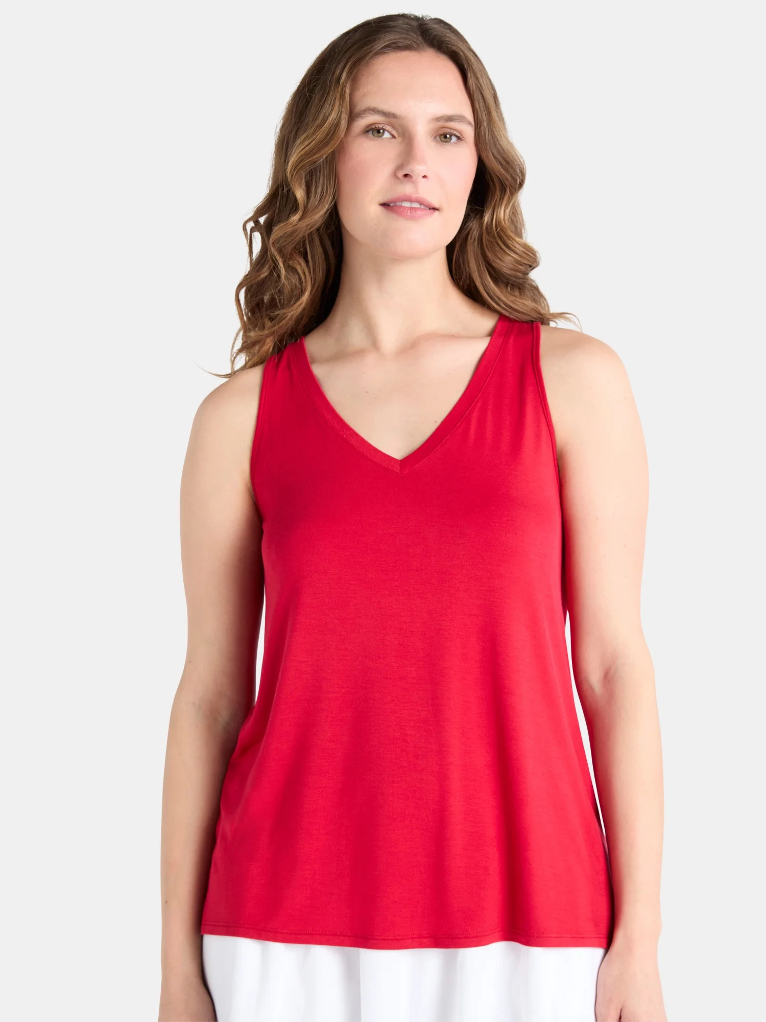 Time and Tru Women's High Low Tank Top, Sizes XS-XXXL | Walmart (US)