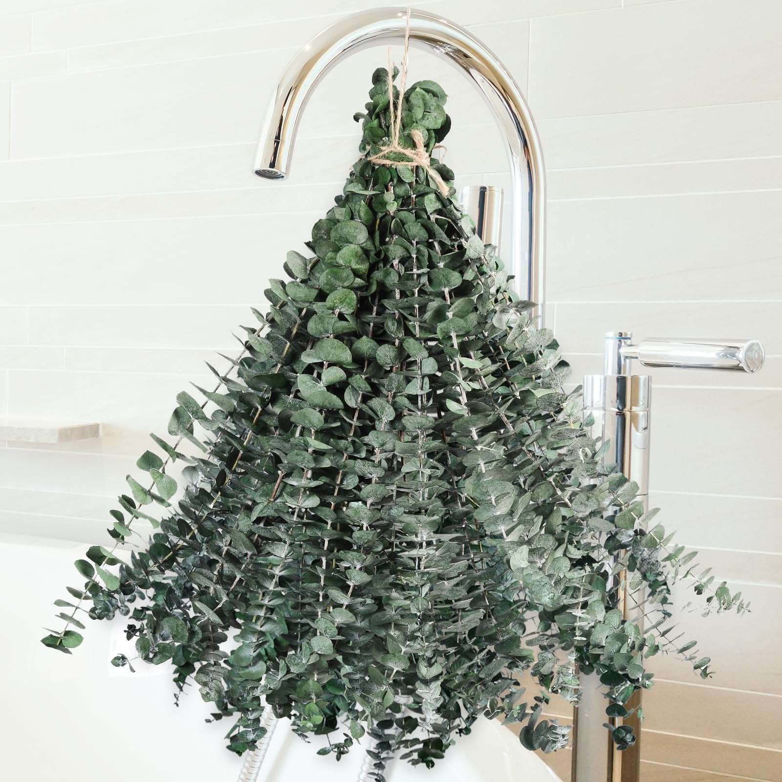 36 Pcs Dried Eucalyptus for Shower Hanging - 17'' Real Large Preserved Eucalyptus Stems Green Hom... | Amazon (US)