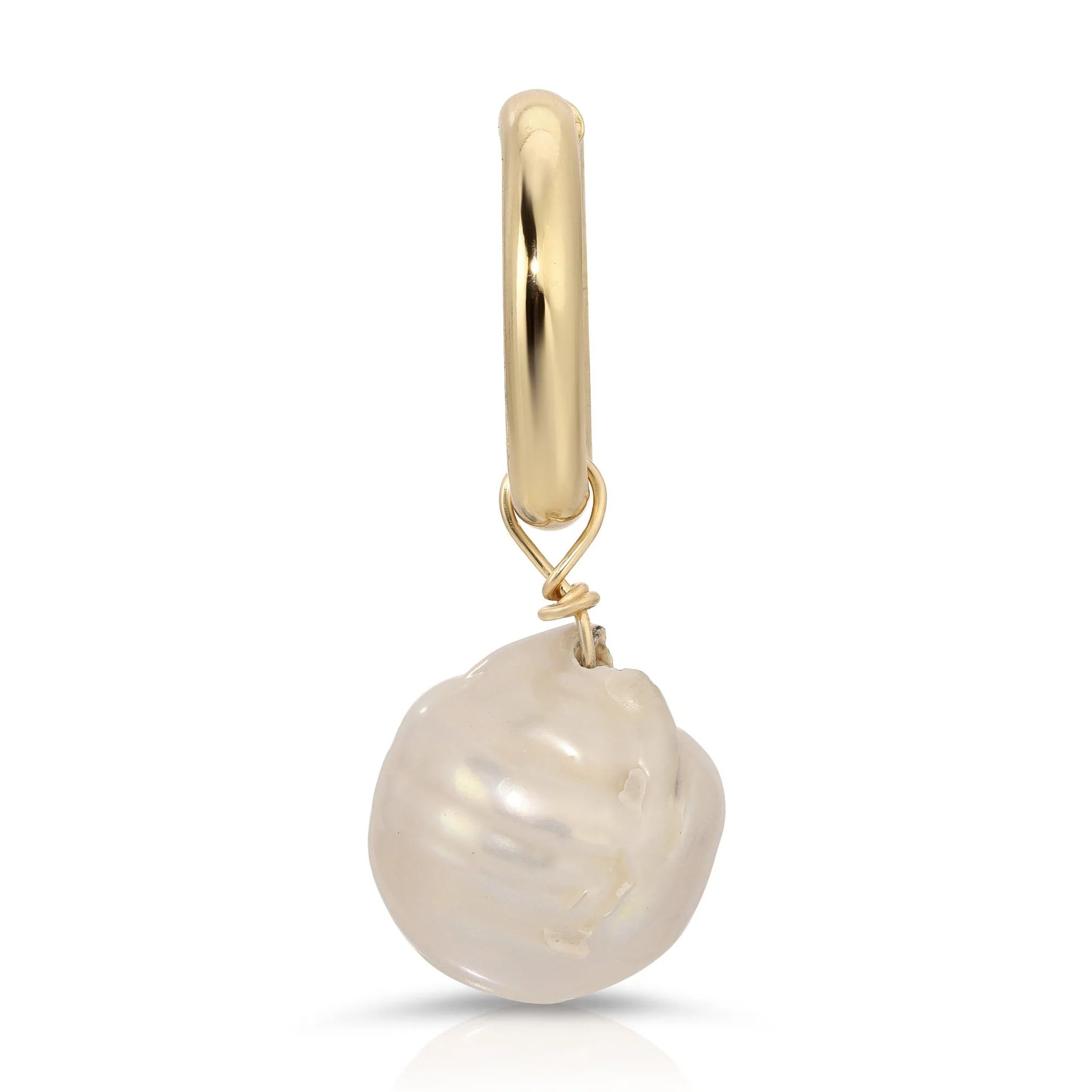 Large Baroque Pearl Pendant | Eklexic