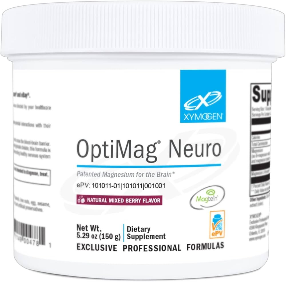 XYMOGEN OptiMag Neuro Magnesium Powder - Magnesium L-Threonate, Magnesium Malate + Magnesium Glyc... | Amazon (US)