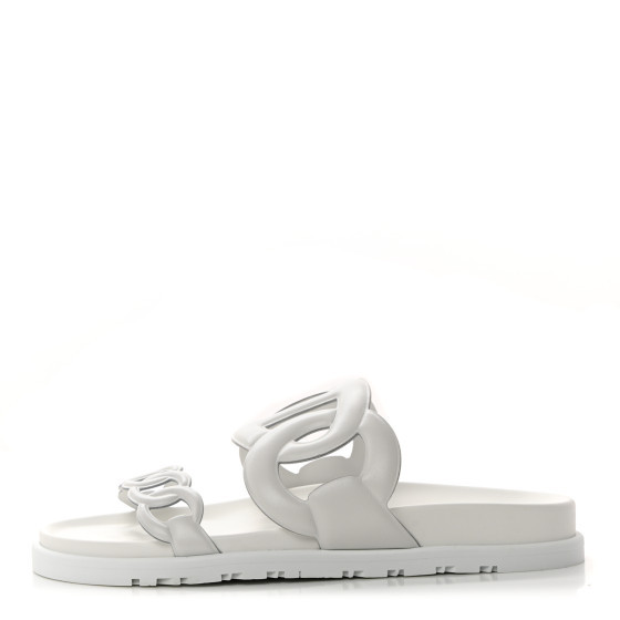 Nappa Womens Extra Sandals 37 White | FASHIONPHILE (US)