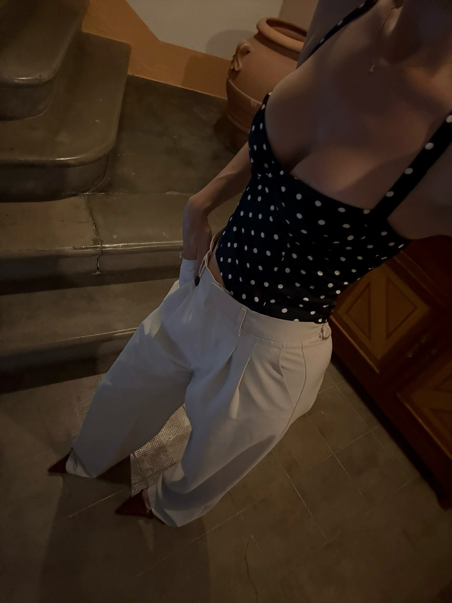 La dolce vita 🇮🇹🍷🍝 

polka dot top, polka dot outfit, peppermayo, Italy travel, date night outfit, dinner outfit 

#LTKdatenight #LTKeurope #LTKuk