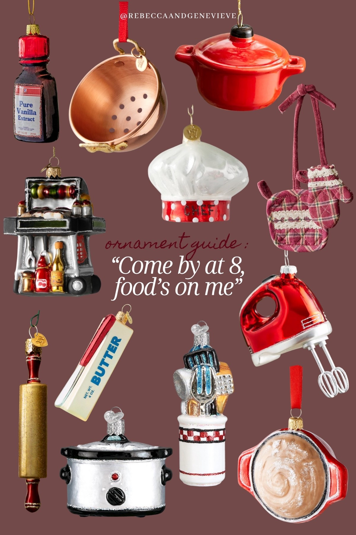Meaningful gift idea: Ornaments for the cook 🎁

#LTKHoliday #LTKFindsUnder50 #LTKGiftGuide