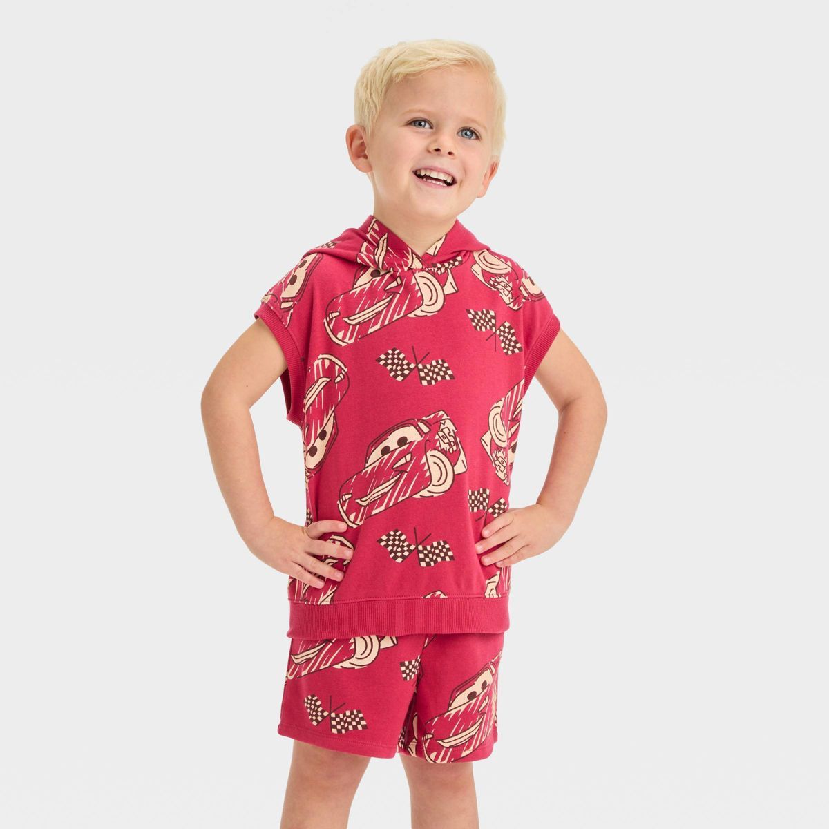 Toddler Boys' Disney Top and Bottom Set - Red | Target