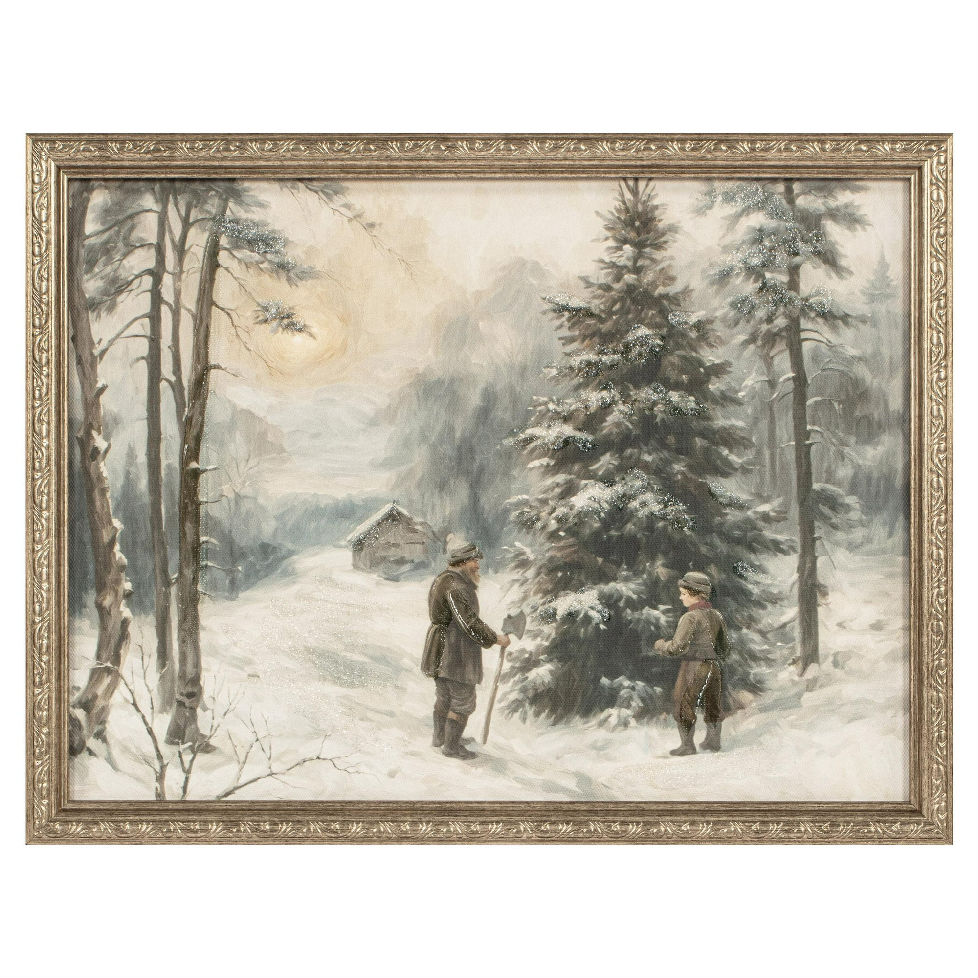 My Texas House Perfct On Christmas Framed Holiday Wall Art 16x12 | Walmart (US)